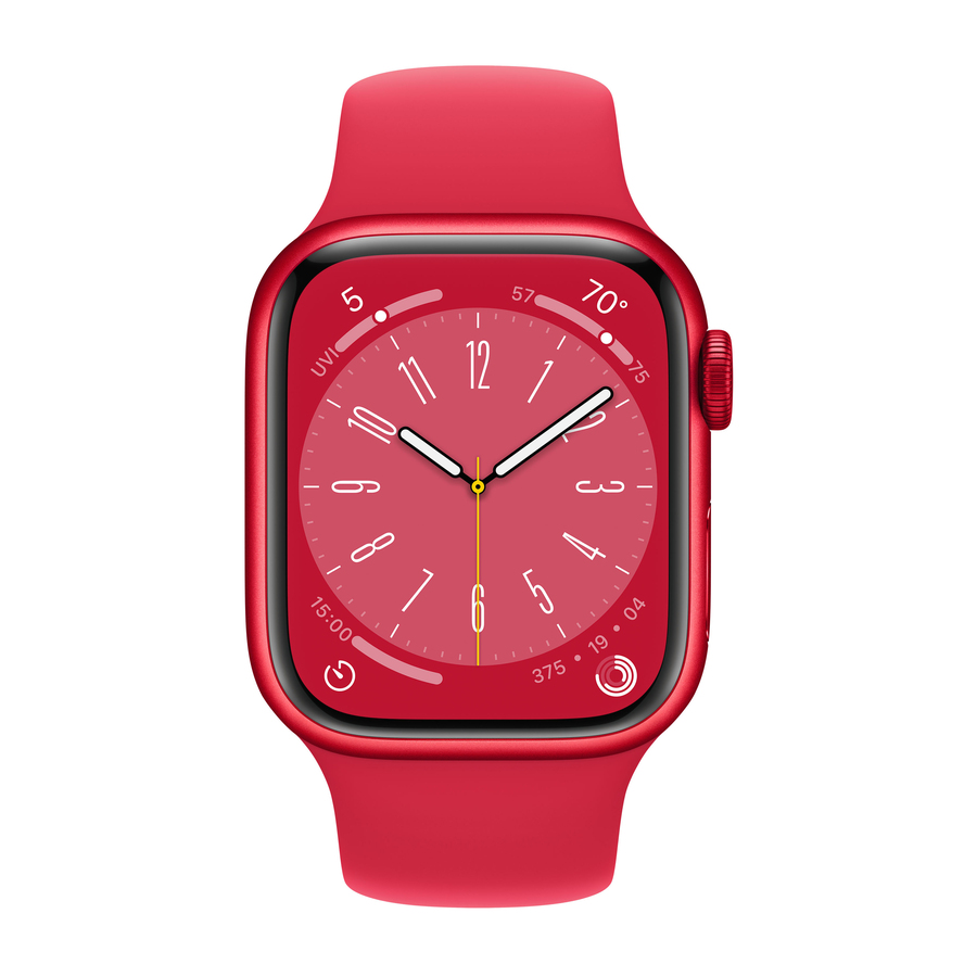 Apple Watch Series 8 41mm PRODUCT(RED) Aluminum Case with Red Sport Band- Фото 2