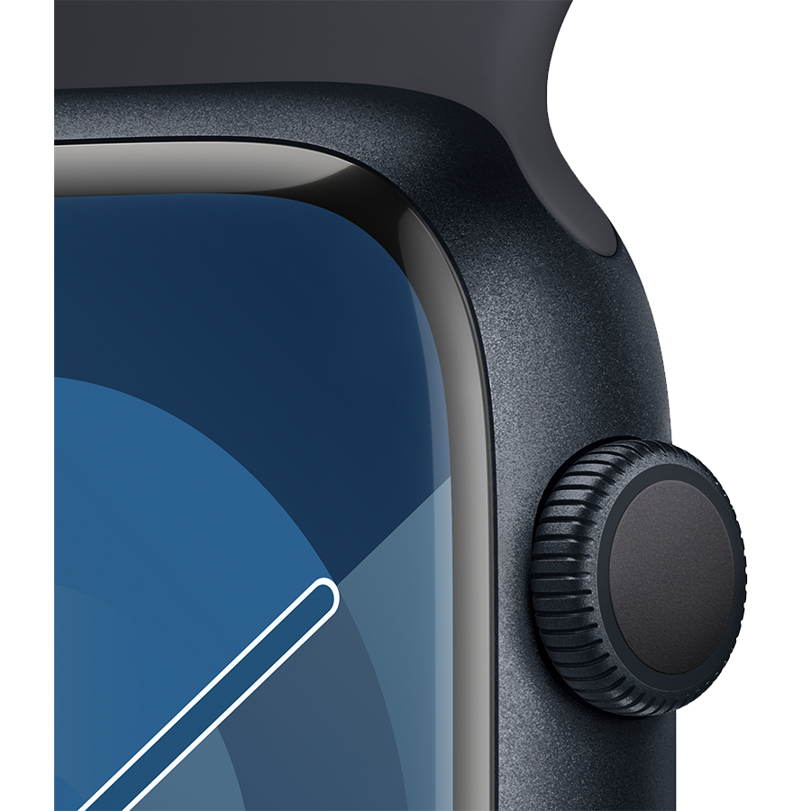 Apple Watch Series 9 41mm Midnight Aluminum Case with Midnight Sport Band- Фото 3