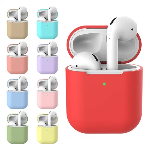 Чохол Slim Silicon Case for AirPods 2 Navy blue- Фото 2