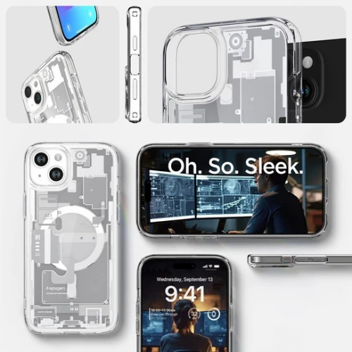 Чохол Spigen Zero One for iPhone 14 Pro with MagSafe Transparent- Фото 4